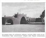 Esempio di architettura sudanese. Stampa 1934
