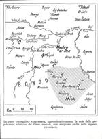La sede delle popolazioni nilotiche dei Giur (Sudan). Stampa 1934