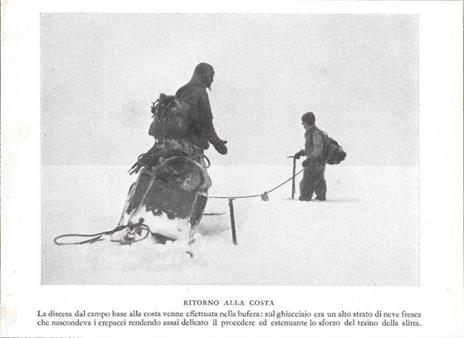 Groenlandia: Ritorno alla costa/Il campo sulla costa. Stampa 1934 - copertina