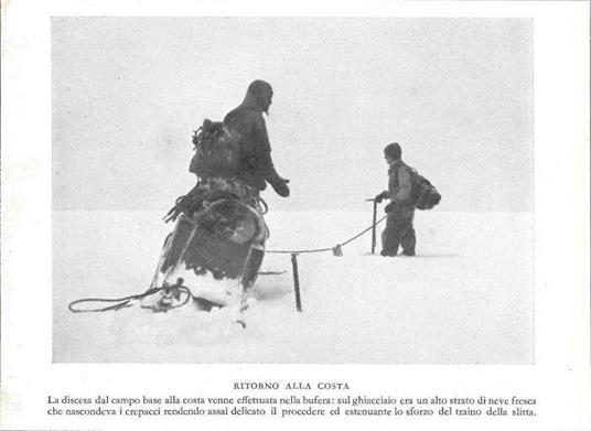 Groenlandia: Ritorno alla costa/Il campo sulla costa. Stampa 1934 - copertina