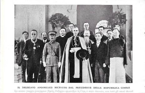 L' Opera delle suore di Hong Kong/Il Delegato Apostolico e il Presidente Cinese. Stampa 1934 - 2