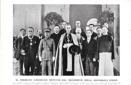 L' Opera delle suore di Hong Kong/Il Delegato Apostolico e il Presidente Cinese. Stampa 1934 - 2