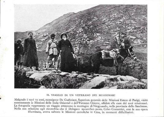 Il viaggio di un veterano dei Missionari (Szechwan-Cina). Stampa 1934 - copertina