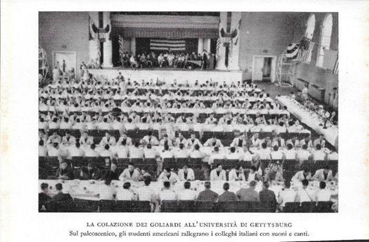 La colazione dei Goliardi all'Università di Gettysburg. Stampa 1934 - copertina