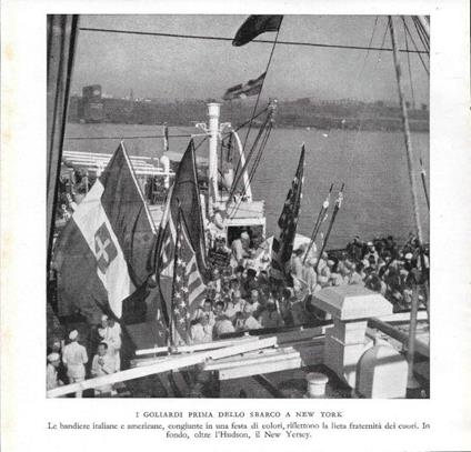 I Goliardi prima dello sbarco a New York. Stampa 1934 - copertina