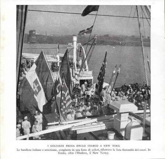I Goliardi prima dello sbarco a New York. Stampa 1934 - copertina
