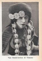 Tipo biondo-berbero di Tlemcen. Stampa 1934
