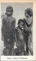 Ragazze indigene di Omdurman (Sudan). Stampa 1934