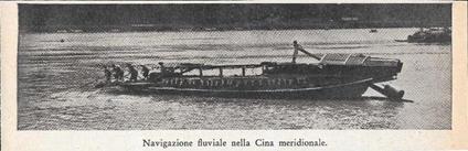 Navigazione fluviale nella Cina meridionale. Stampa 1934 - copertina