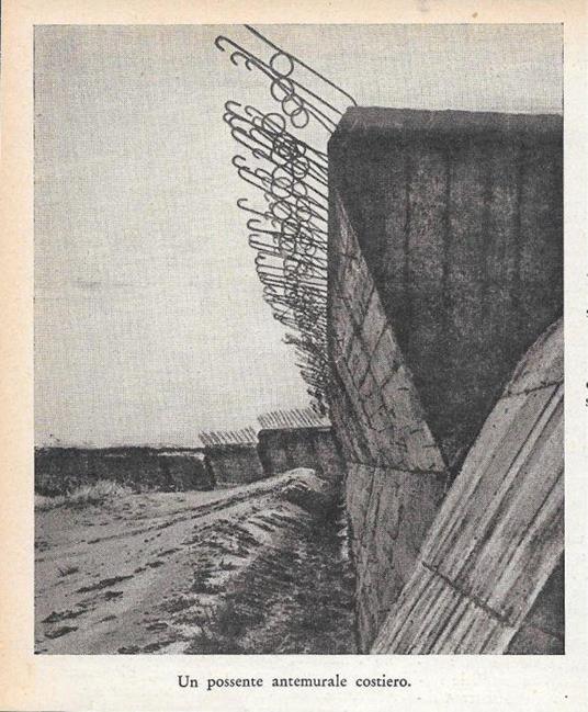 Un possente antemurale costiero (Vallo Atlantico). Stampa 1934 - copertina