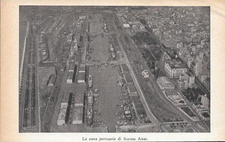 La zona portuaria di Buenos Aires/La parte settentrionale di Buenos Aires. Stampa 1934 - copertina