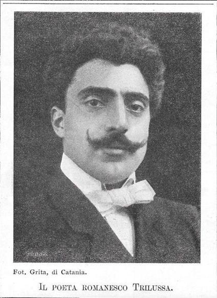 Il Poeta romanesco Trilussa. Stampa 1901 - copertina