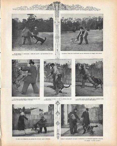 Addestramento del cane / Il diavolo. Stampa 1923 - copertina
