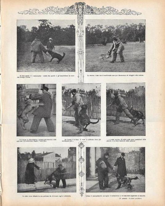 Addestramento del cane / Il diavolo. Stampa 1923 - copertina