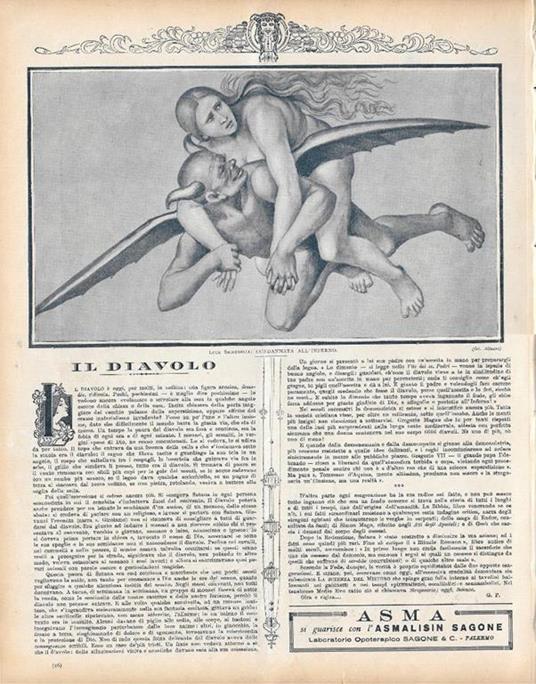 Addestramento del cane / Il diavolo. Stampa 1923 - 2