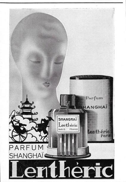 Parfum Shangai. Lenthéric. Advertising 1939 - copertina