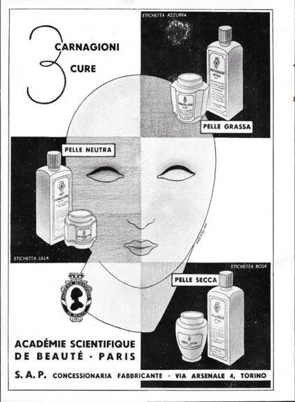 Académie Scientifique de Beauté. Paris. Advertising 1939 - copertina