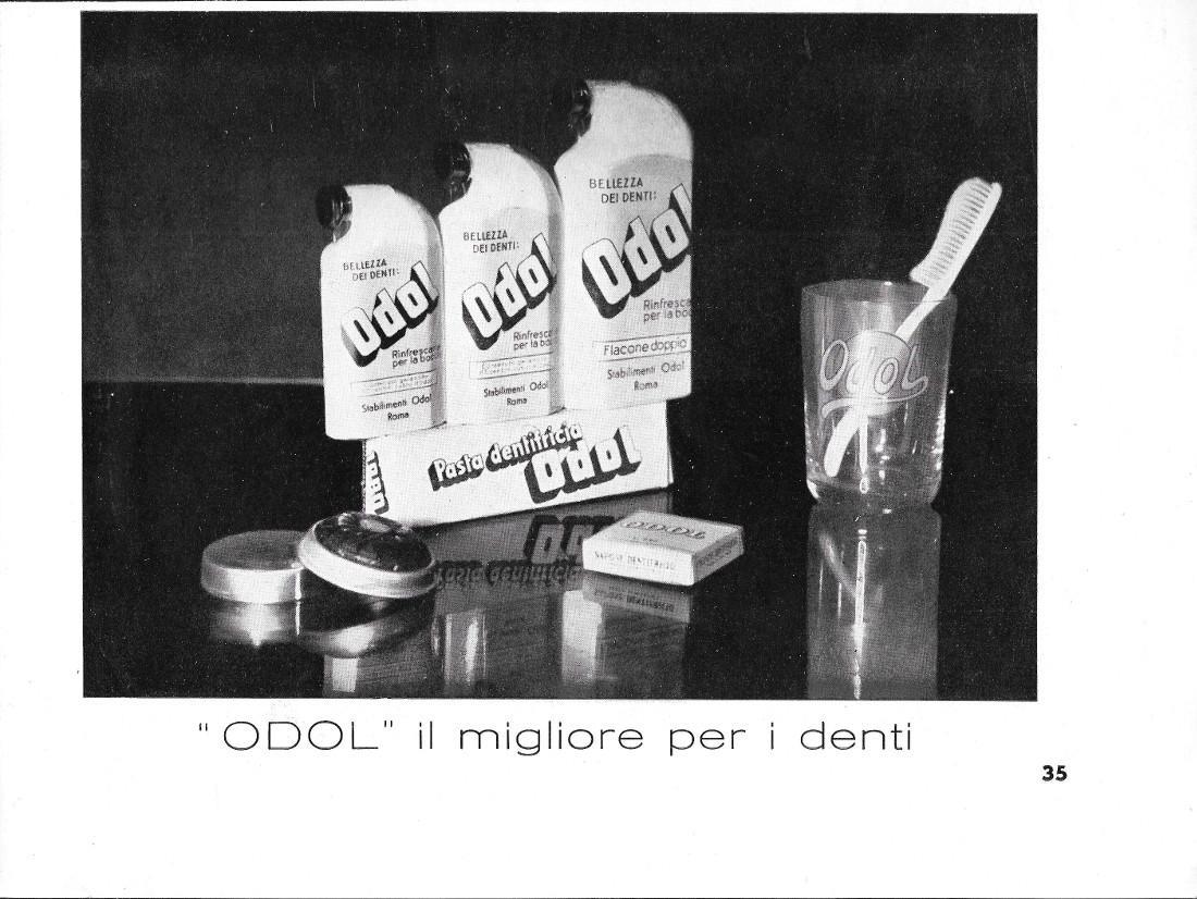 Odol, il migliore per i denti. Advertising 1939