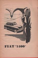 Fiat 1400. Advertising 1952