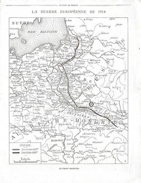 Le Front Oriental le 3 et le 24 decembre 1914 / L'Incoscient. Stampa 1914 - copertina