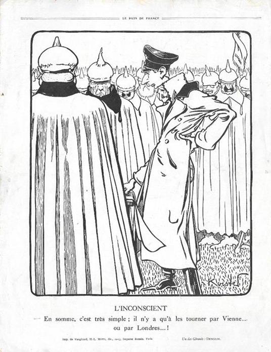 Le Front Oriental le 3 et le 24 decembre 1914 / L'Incoscient. Stampa 1914 - 2