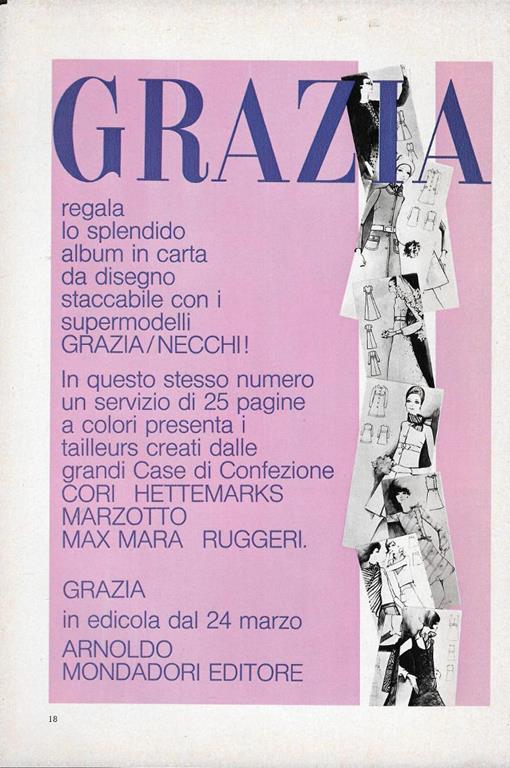Stock 84, Royal Stock / Grazia. Advertising 1963 - 2