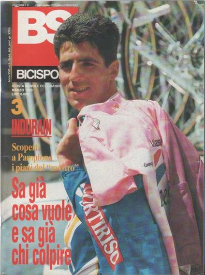 BS bicisport. 1993. n. 3. Indurain - copertina