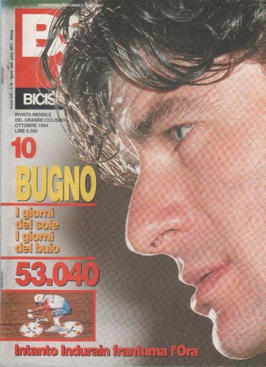 BS bicisport. 1994. n. 10. Bugno Indurain record dell'ora... - copertina