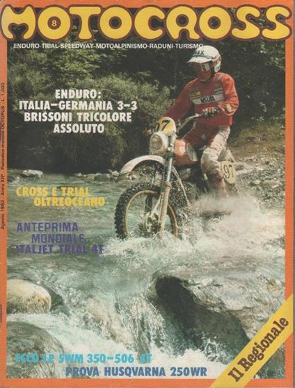 Motocross. n. 8/1982 - copertina