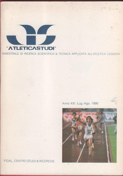 Atleticastudi. Bimestrale Fidal. Luglio-agosto 1990 - copertina
