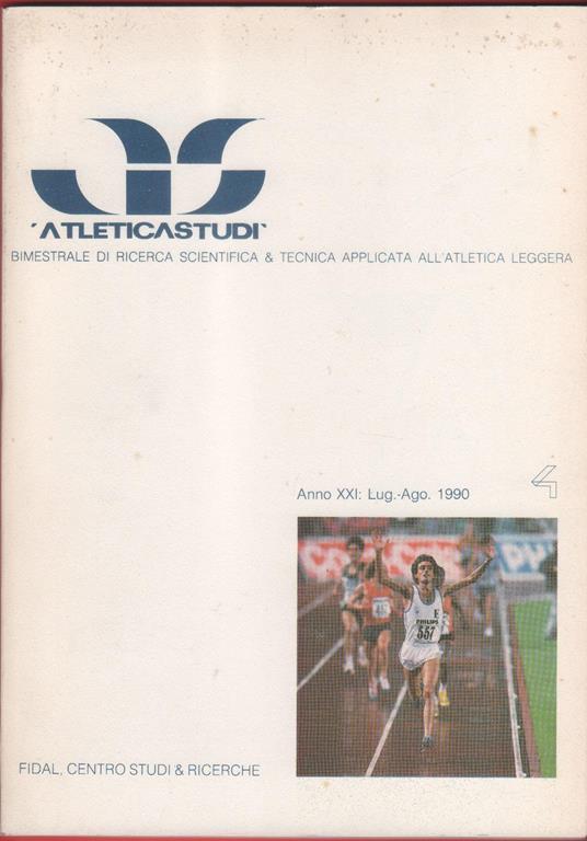Atleticastudi. Bimestrale Fidal. Luglio-agosto 1990 - copertina