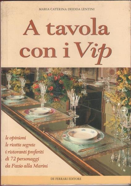 A tavola con i vip - copertina