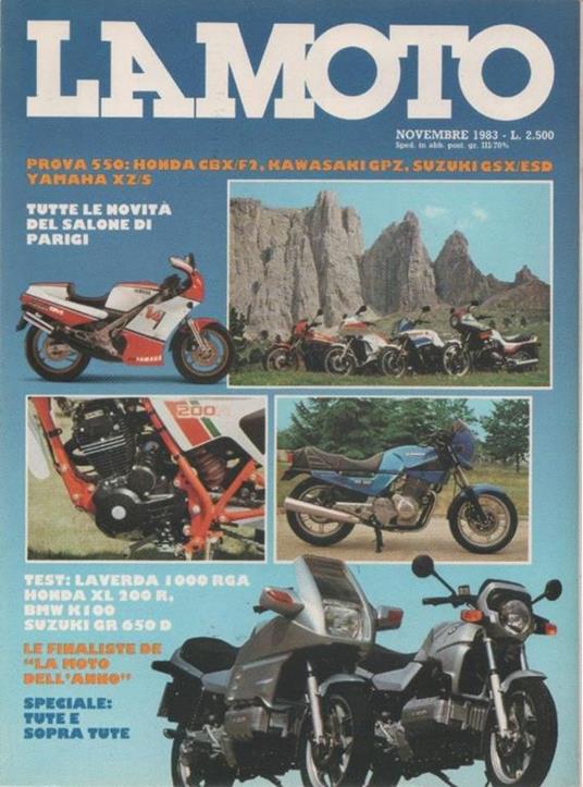 La Moto. 1983. Novembre - copertina