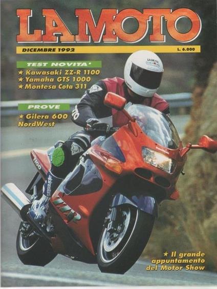 La Moto. 1992. Dicembre - copertina