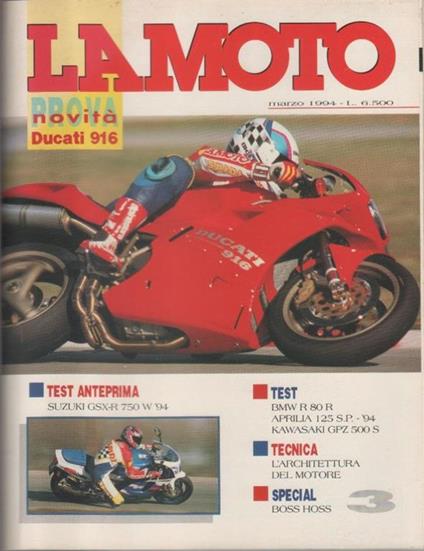 La Moto. 1994. Marzo - copertina