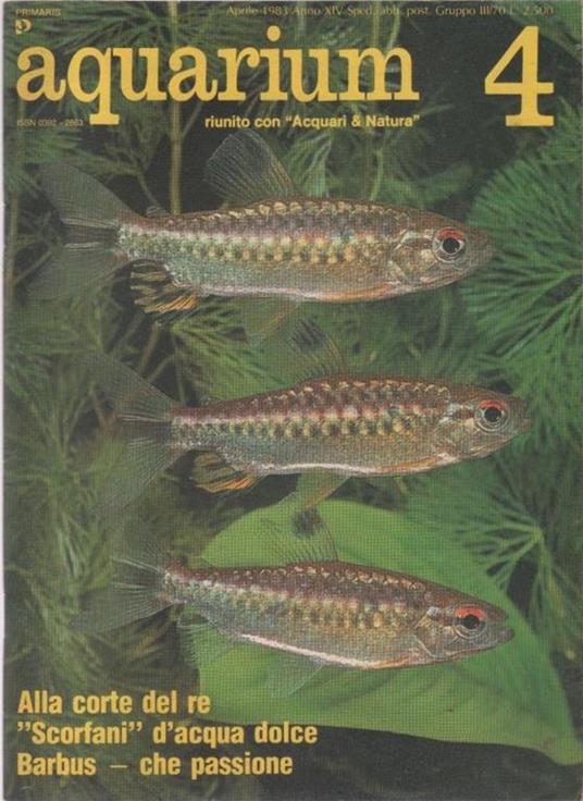 Aquarium. 1983 n 4 - copertina