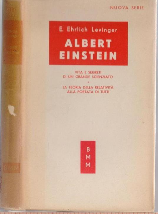 Albert Einstein - E. Ehrlich Levinger - copertina