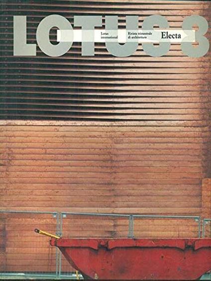 Lotus International. n. 82. Settembre 1994 - copertina