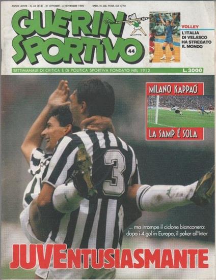 Guerin Sportivo n. 44 . 1980 - copertina
