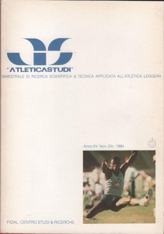 AS. Atletica studi. Anno XV. Novembre/dicembre 1984 - copertina