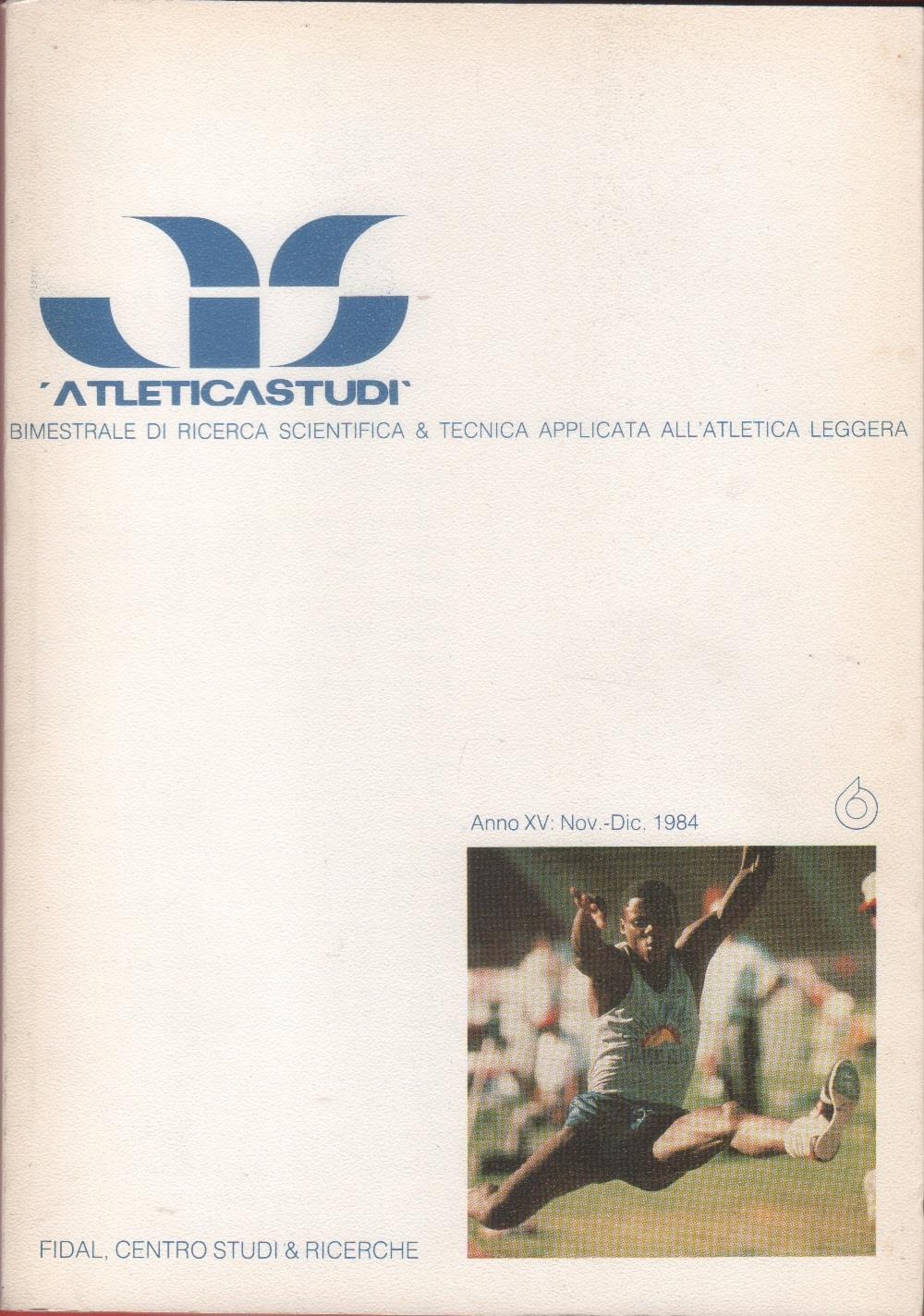 AS. Atletica studi. Anno XV. Novembre/dicembre 1984