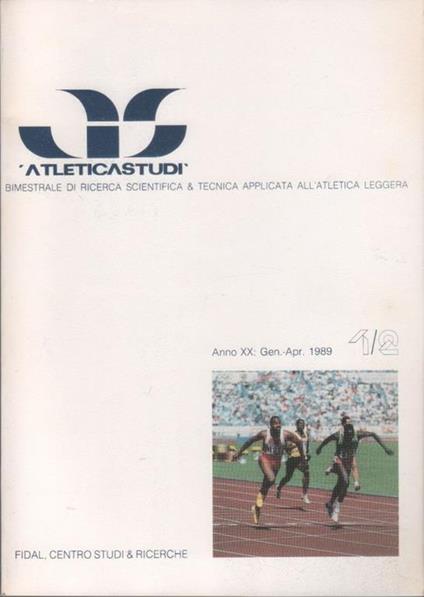 AS. Atletica studi. Anno XX. Gennaio/aprile 1989 - copertina