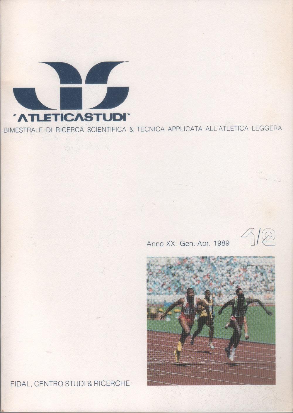 AS. Atletica studi. Anno XX. Gennaio/aprile 1989