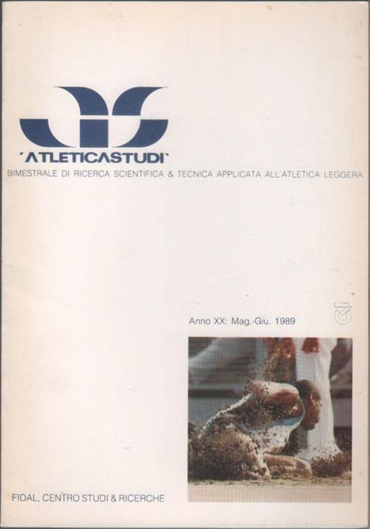 AS. Atletica studi. Anno XX. Maggio/giugno 1989 - copertina