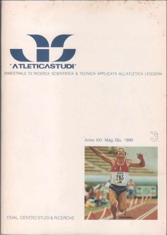 AS. Atletica studi. Anno XXI. Maggio/giugno 1990 - copertina