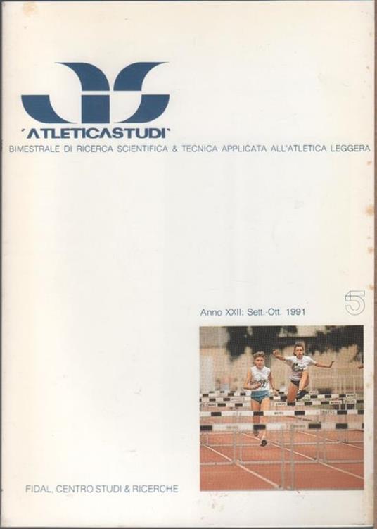 AS. Atletica studi. Anno XXII. Settembre/ottobre 1991 - copertina