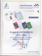 AS. Atletica studi. 2000 settembre/ottobre. 30 anni di Atleticastudi