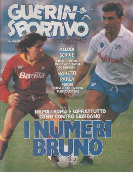 Guerin Sportivo n. 11. 1987 - copertina