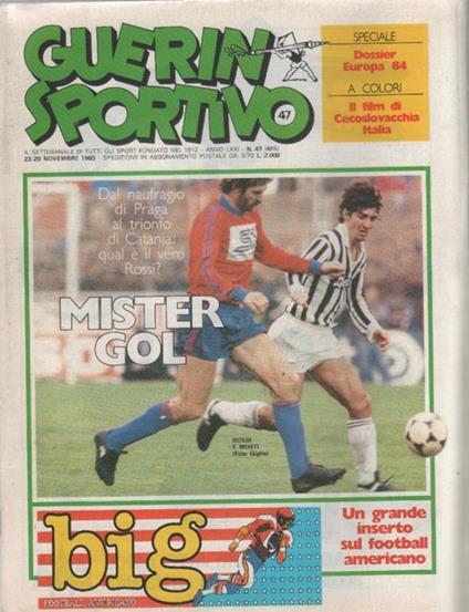 Guerin Sportivo n. 47. 1983 - copertina