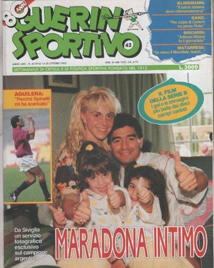 Guerin Sportivo n. 42. 1992 - copertina
